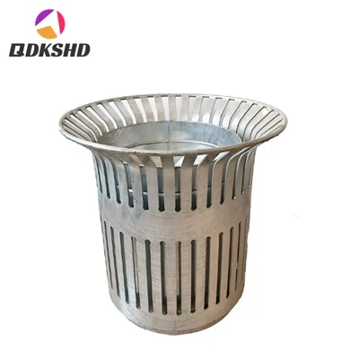 Galvanized Waste Bin