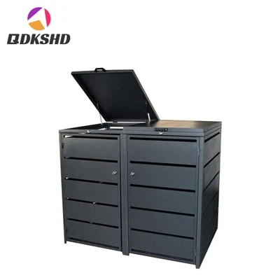 Large Outdoor Trash Container Box With Lock